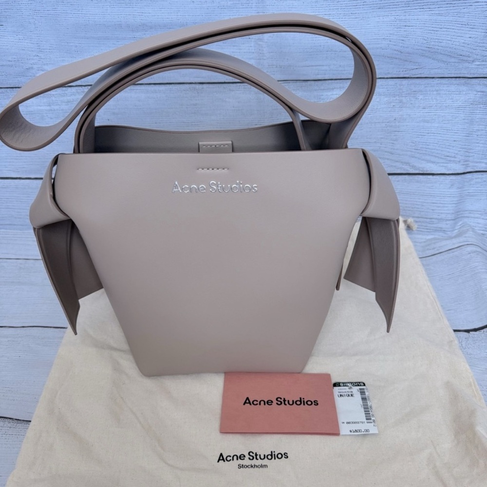 Acne Studios Masubi Mini Shoulder Bag in Taupe